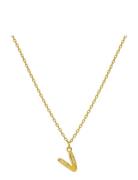 Alphabet Accessories Jewellery Necklaces Dainty Necklaces Gold Maanest...