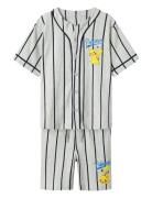 Nkmmaska Pokemon Nreg Shortsset Sky Sets Sets With Short-sleeved T-shi...