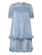 Daisi Dress Knælang Kjole Blue A-View
