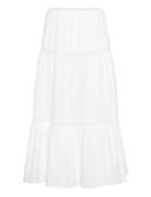 Lace Maxi Skirt Skirts Maxi Skirts White Gina Tricot
