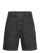 Opus Dot Workwear Shorts Bottoms Shorts Denim Black Santa Cruz
