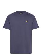 Plain T-Shirt Tops T-Kortærmet Skjorte Blue Lyle & Scott