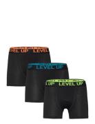 Boxer Neon Text Waist Night & Underwear Underwear Underpants Black Lin...