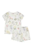 Pyjama Tee Shorts Strawberry F Pyjamassæt White Lindex