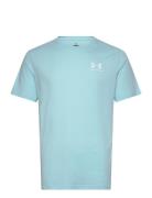 Ua M Sportstyle Lc Ss Sport T-Kortærmet Skjorte Blue Under Armour