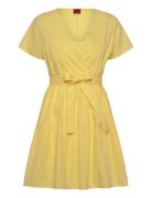 Kilisa-1 Kort Kjole Yellow HUGO