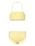 Bikini Bandeau Smock Bikini Yellow Lindex