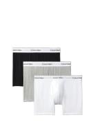 Boxer Brief 3Pk Boxershorts Multi/patterned Calvin Klein