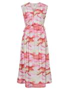 Yasarola Sl Long Dress S. Knælang Kjole Pink YAS