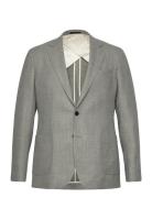 Stack Designers Blazers Single Breasted Blazers Grey Reiss