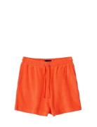 Organic Cotton Terry Shorts Bottoms Shorts Casual Shorts Orange Lexing...