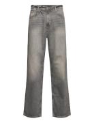 Galaxy Loose Straight Leg Jeans Bottoms Jeans Relaxed Grey Weekday