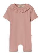 Nbflalo Ss Loose Suit Lil Bodysuits Short-sleeved Pink Lil'Atelier