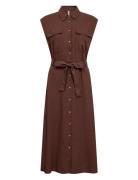 Sc-Ina Dresses Shirt Dresses Brown Soyaconcept