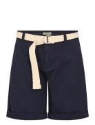 Sc-Rovena Bottoms Shorts Chino Shorts Navy Soyaconcept