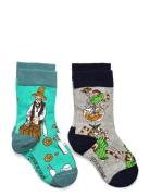 Pettson & Findus Socks 2-Pack Mix 19-21 Socks & Tights Socks Multi/pat...