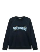 Wwhester Tops Sweatshirts & Hoodies Sweatshirts Navy WOOD WOOD