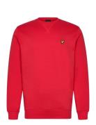 Crew Neck Sweatshirt Tops Sweatshirts & Hoodies Sweatshirts Red Lyle &...