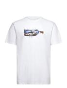 Shark T-Shirt Tops T-Kortærmet Skjorte White Clean Cut Copenhagen