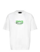 Open-End Mnc Paradise Big Tee Tops T-Kortærmet Skjorte White Mads Nørg...