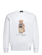 Polo Bear Fleece Sweatshirt Tops Sweatshirts & Hoodies Sweatshirts Whi...