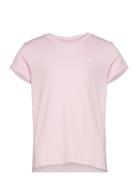Cotton Jersey Tee Tops T-Kortærmet Skjorte Pink Ralph Lauren Kids