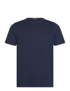 Crew Neck T-Shirt Tops T-Kortærmet Skjorte Navy Fred Perry