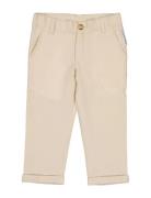 Linen Pants Bottoms Chinos Cream Geggamoja