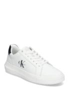 Chunky Cupsole Mono Lth Low-top Sneakers White Calvin Klein