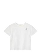 Sommer Cactus T-Shirt Tops T-Kortærmet Skjorte White Fliink