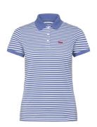 Levis Hm Polo Marigold Stripe Tops T-shirts & Tops Polos Blue Levi's®