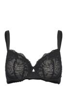 Bra Skilla Wire Nova Lace Lingerie Bras & Tops Full Cup Bras Black Lin...