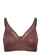 Nina Minimizer Lingerie Bras & Tops Wired Bras Brown Hunkemöller