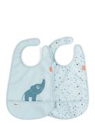 Bib W/Velcro 2-Pack Elphee Blue Baby & Maternity Baby Feeding Bibs Sle...