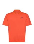 Ua Matchplay Polo Sport Polos Short-sleeved Orange Under Armour