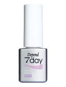 7Day Hybrid Polish Matt Topplack Neglelak Makeup Silver Depend Cosmeti...