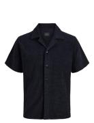 Jprblaben Ss Shirt Tops Knitwear Short Sleeve Knitted Polos Black Jack...