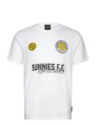 Sunnies Fc Graphic T-Shirt Tops T-Kortærmet Skjorte White Lyle & Scott