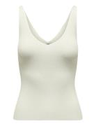 Jdynanna S/L Top Knt Noos Tops T-shirts & Tops Sleeveless Beige JDY