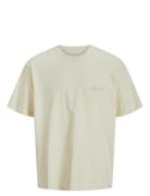 Jorhydra Photo Tee Ss Crew Neck Tops T-Kortærmet Skjorte Cream Jack & ...