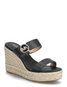 Lucinda Wedge Espadrillos Med Hæl Sandal Black Michael Kors