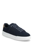 Th Court Summer Suede Low-top Sneakers Navy Tommy Hilfiger