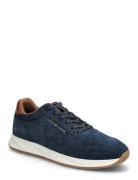 Premium Suede Hybrid Low-top Sneakers Navy Tommy Hilfiger