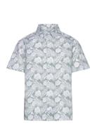 Shirt .-- Bali Tops Shirts Short-sleeved Shirts Green Mango