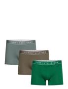 3P Trunk Dtm Boxershorts Khaki Green Tommy Hilfiger