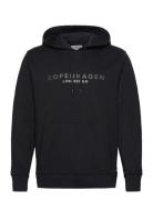 Sweat Hoodie Tops Sweatshirts & Hoodies Hoodies Black Lindbergh