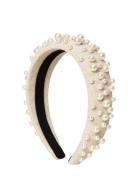 Day Pearl Linen Hair Band Accessories Hair Accessories Hair Band Beige...