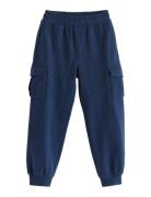 Trousers Cargo Jersey Ss25 Bottoms Sweatpants Navy Lindex