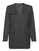 Lr-Deacon Blazers Double Breasted Blazers Grey Levete Room