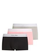 Low Rise Trunk 3Pk Boxershorts Multi/patterned Calvin Klein